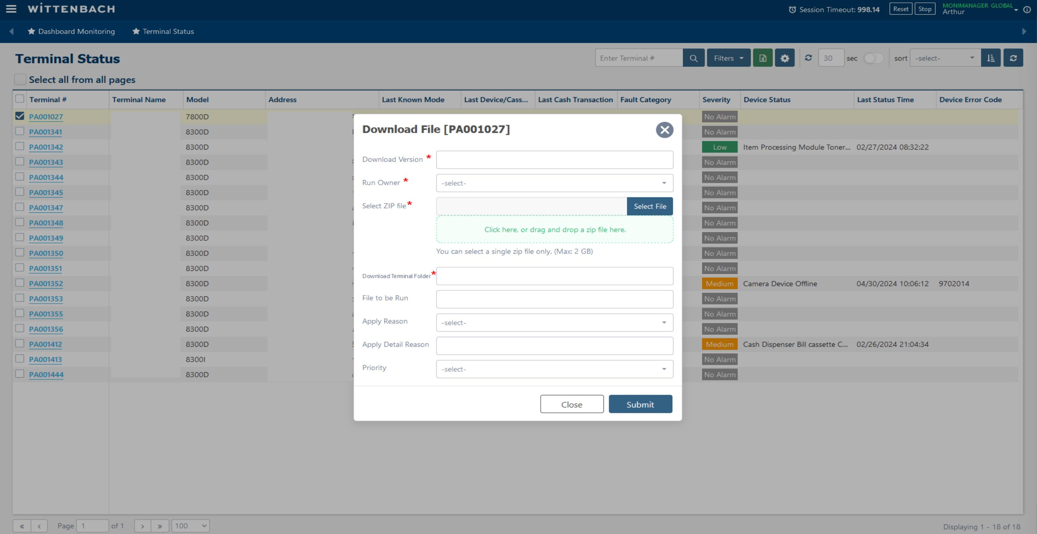 Download File dialog